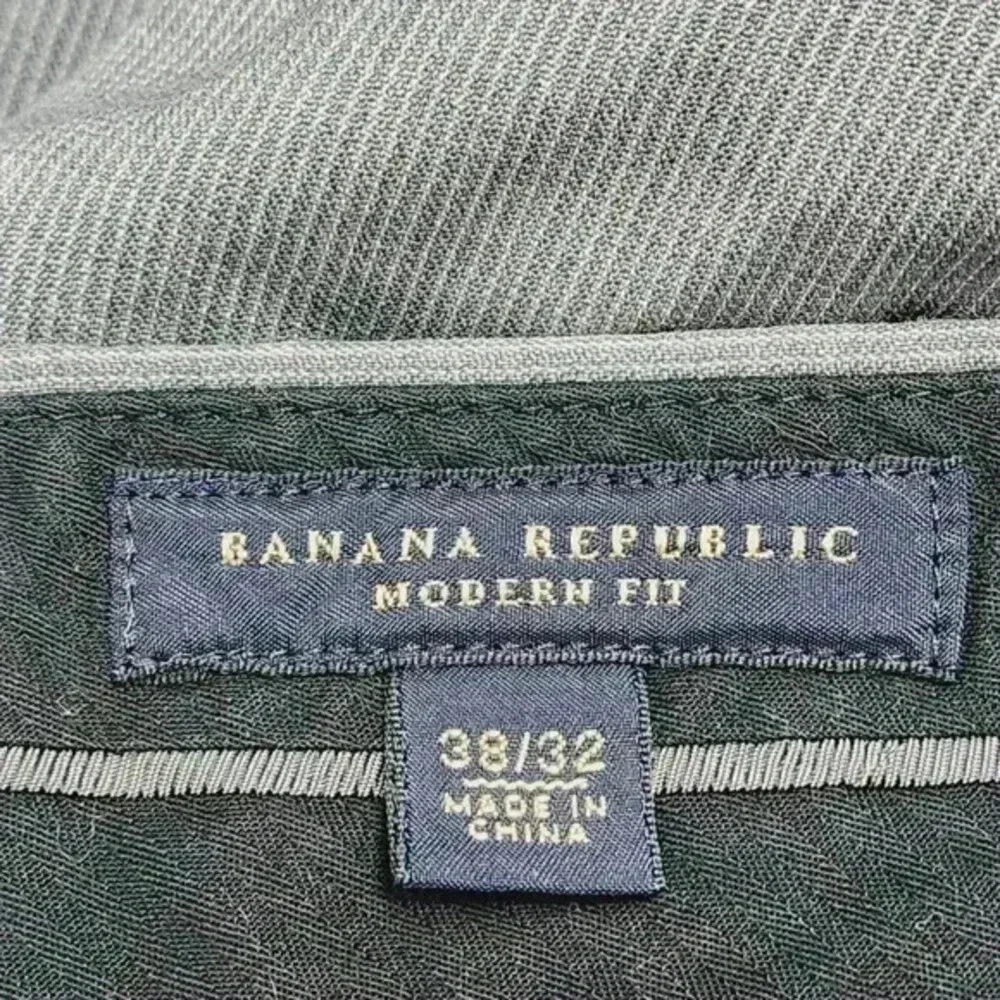Banana‎ Republic Modern Fit Mens 38/32 Gray Wool Dress Pants